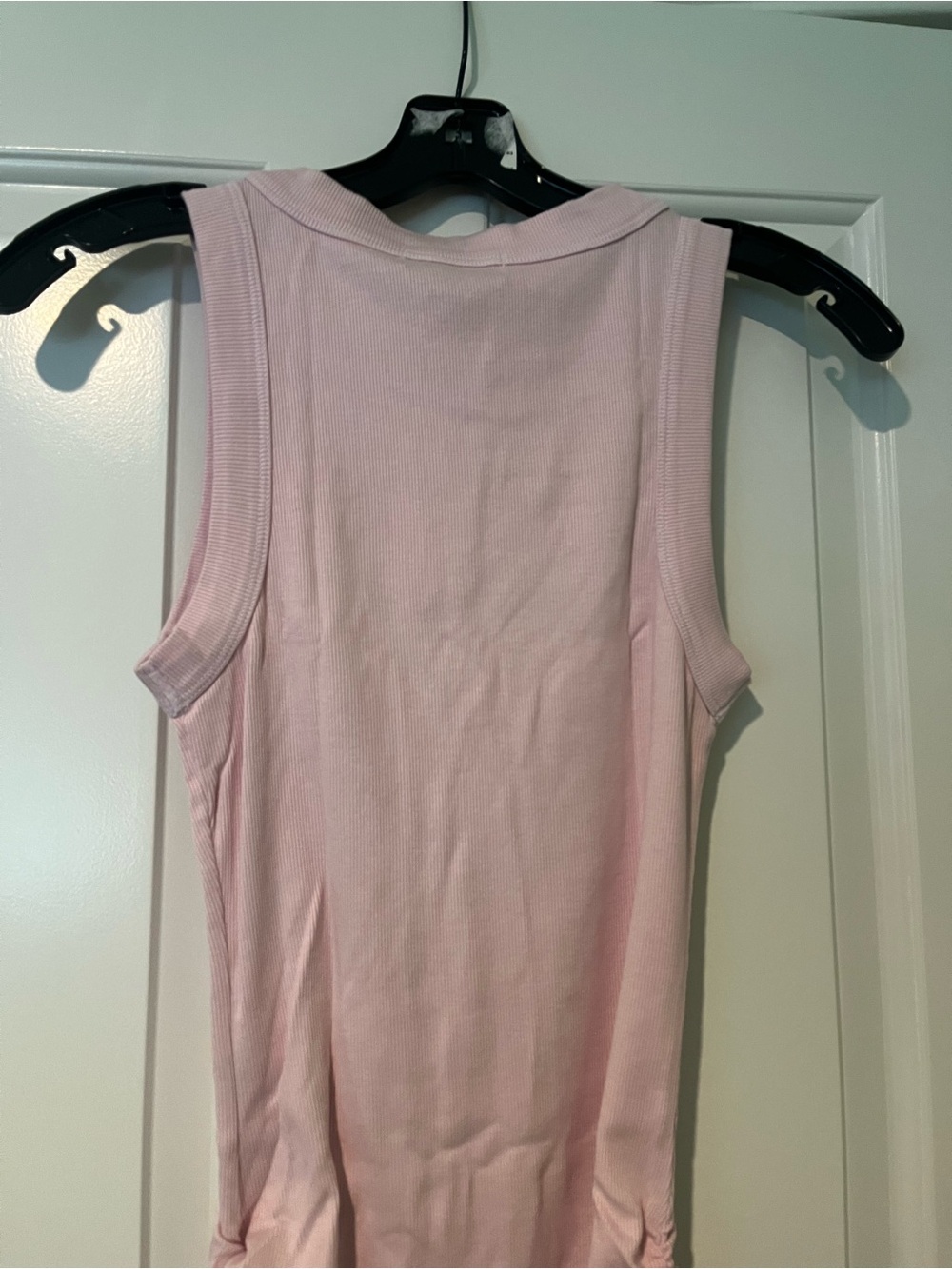 NWT Michael Stars Halley Ribbed Tank with Ruching - Picture 7 of 13